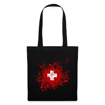 Suisse - Suisse - Sac en tissu - noir - Devant