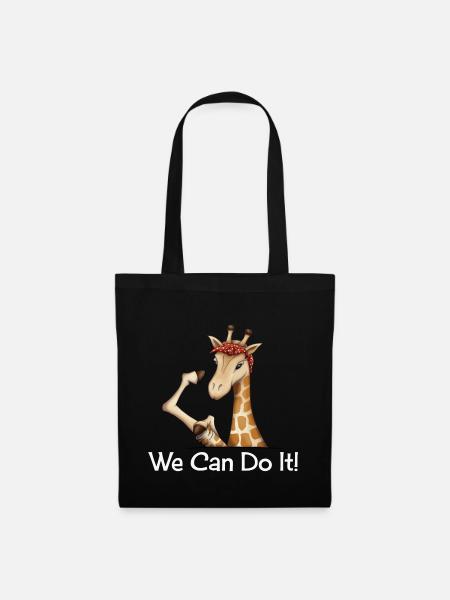 Giraffe we can do it Frauenrecht Frauenpower - Mulepose - sort