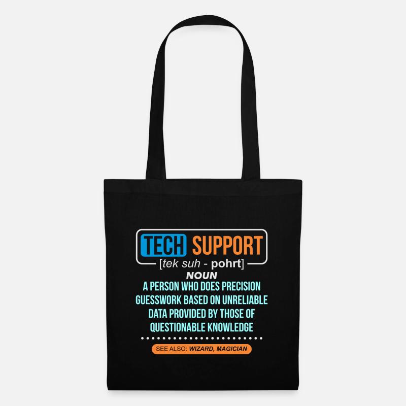 Technician Gift Idea & T-Shirt - Tote Bag - black