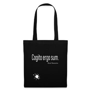 Cogito ergo sum. René Descates - Tote Bag - black - Front