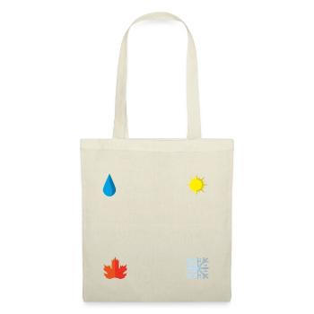 Quatre saisons - Sac en tissu - nature - Devant
