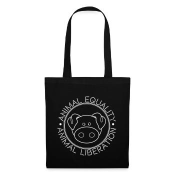 ANIMAL EQUALITY ANIMAL LIBERATION - Tote Bag - black - Front