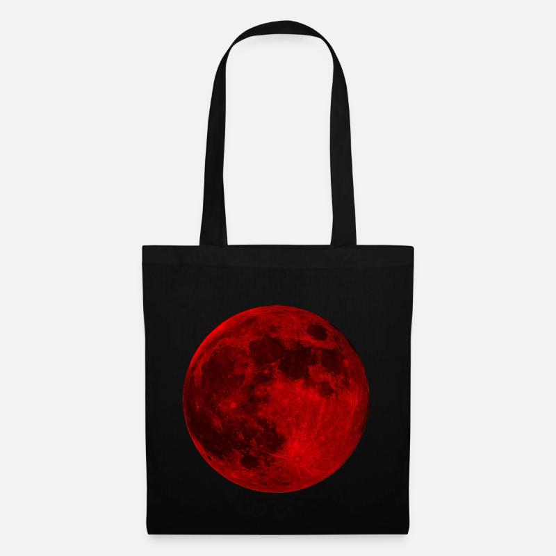 Misteriöser Blutmond - Stoffbeutel - Schwarz