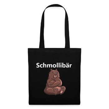 pouting bear gift idea cute kids child - Tote Bag - black - Front