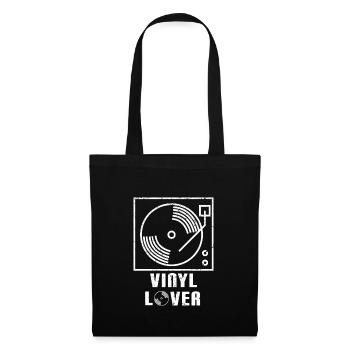 Record Collector: Vinyl Lover - Tote Bag - black - Front