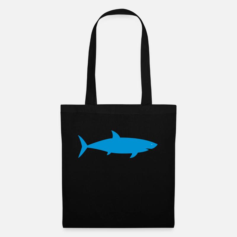 shark - Tote Bag - black