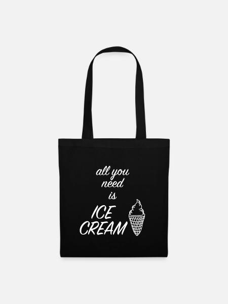 ice - Tote Bag - black