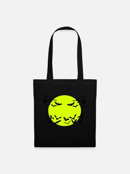 Bats, Bat - Tote Bag - black