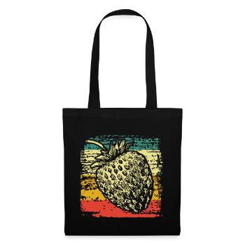 strawberry - Tote Bag - black - Front