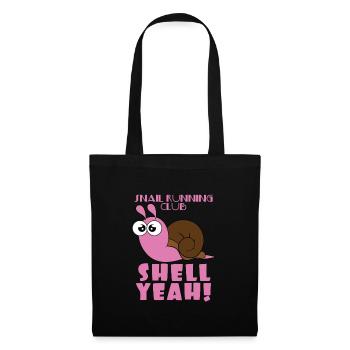 Snail Snail running club Snail shell Quick - Tote Bag - black - Front