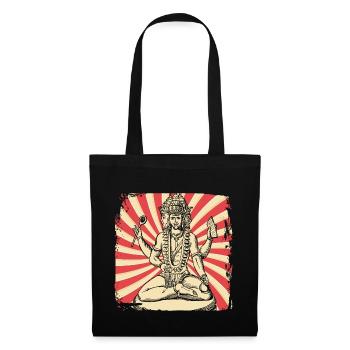 Hindou Inde Hindouisme - Sac en tissu - noir - Devant