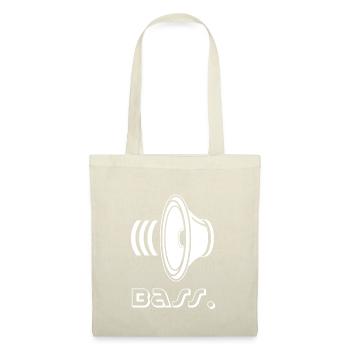 Bass gift, techno music loudspeaker electro - Tote Bag - nature - Front