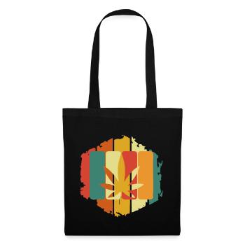 Grass Jamaica colors hemp leaf motif grass gift - Tote Bag - black - Front