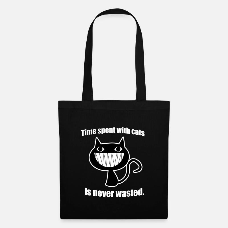 Cat - Stoffbeutel - Schwarz