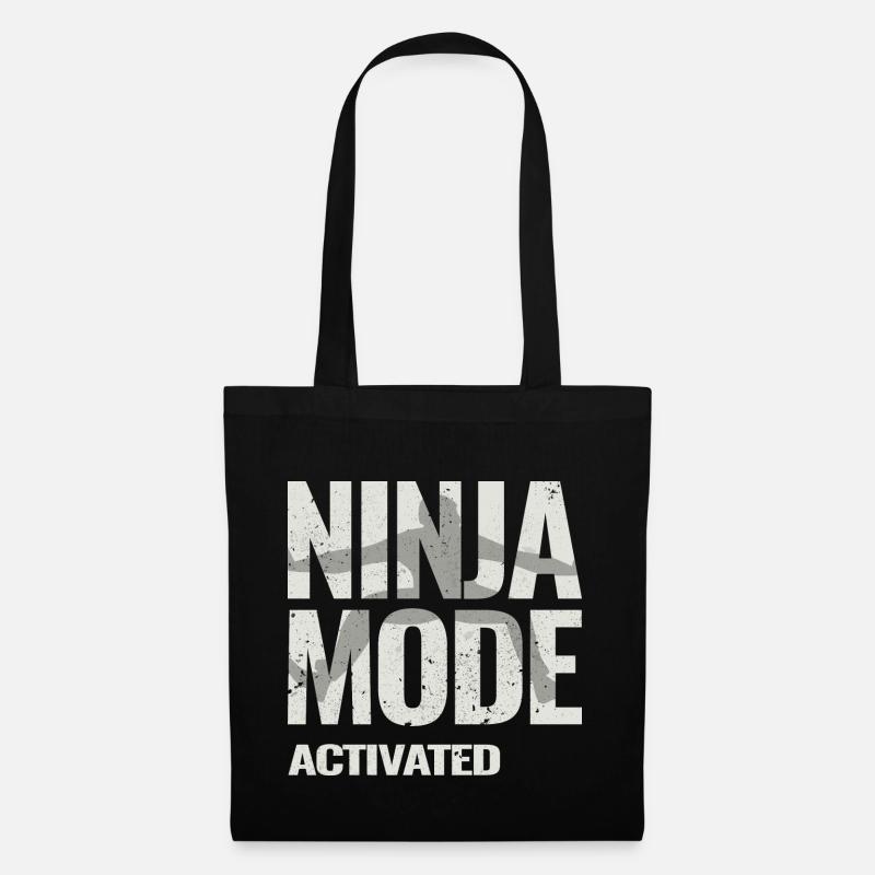 Ninja Warrior - Ninja Mode Activated - Tote Bag - black