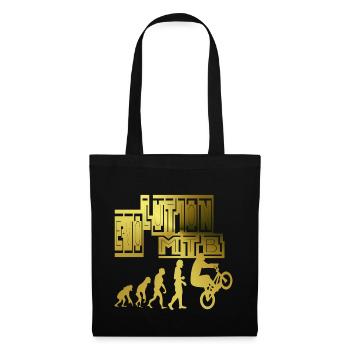 Evolution MTB, mountain bike, trial bike rider - Tote Bag - black - Front