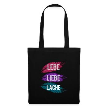 Live Love Pool Feather Life Wisdom - Tote Bag - black - Front