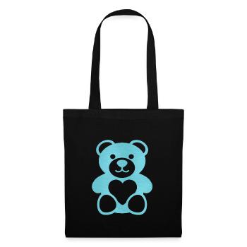 Ours - Sac en tissu - noir - Devant