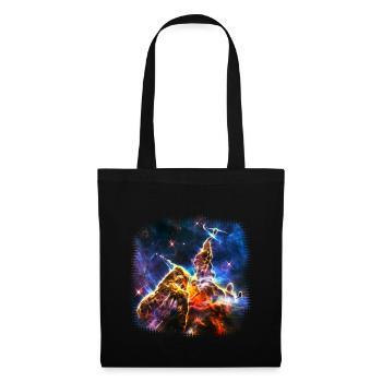 Mystic Mountain, Carina Nebula, Space, Galaxy, - Sac en tissu - noir - Devant