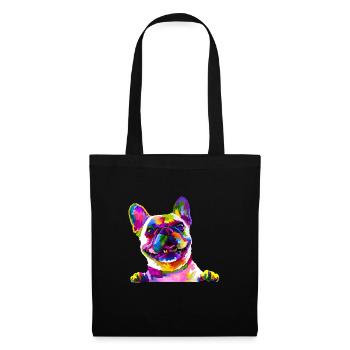 French Bulldog - Tote Bag - black - Front