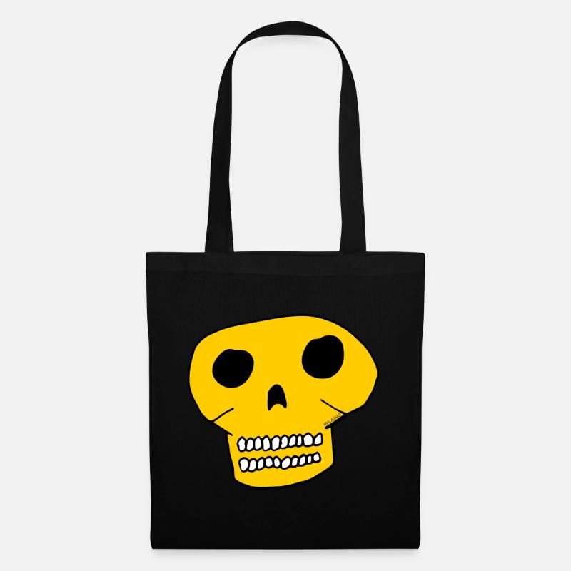 Skull - Skull - Tote Bag - black