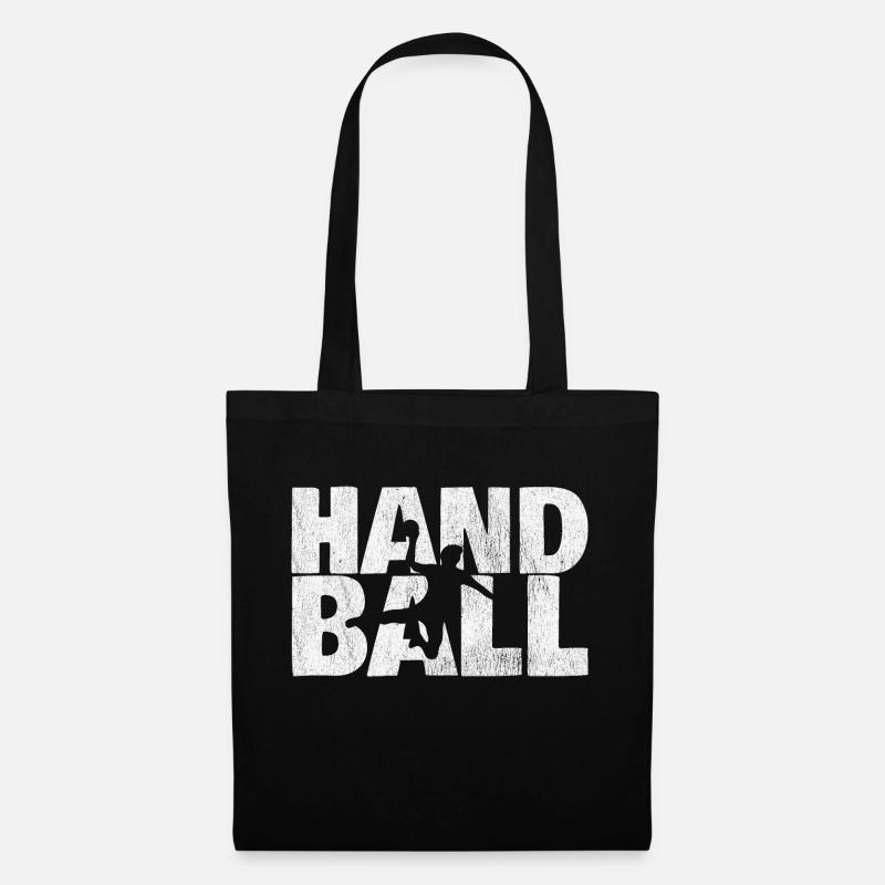 handball sport - Stoffbeutel - Schwarz