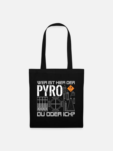 Wer ist hier der Pyro - Stoffbeutel - Schwarz