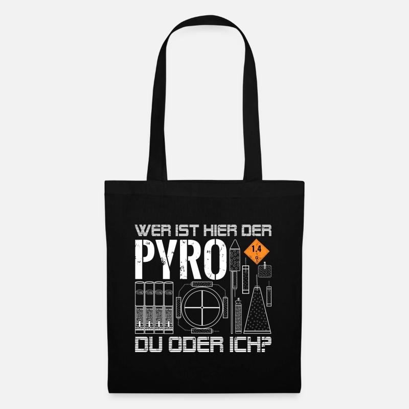 Wer ist hier der Pyro - Stoffbeutel - Schwarz