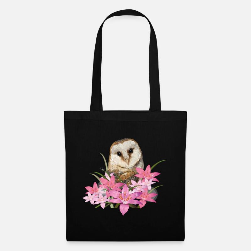 barn owl - Tote Bag - black