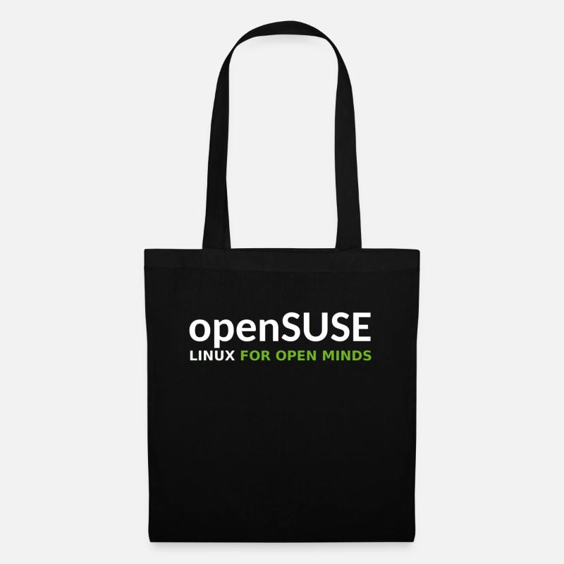 openSUSE Für den offenen Geist - Stoffbeutel - Schwarz