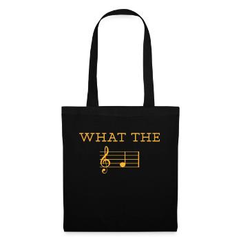 What the cadeau Musique Raving Concert Party - Sac en tissu - noir - Devant