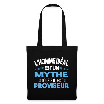Proviseur Homme Cadeau Métier Ecole Collège Humour - Sac en tissu - noir - Devant