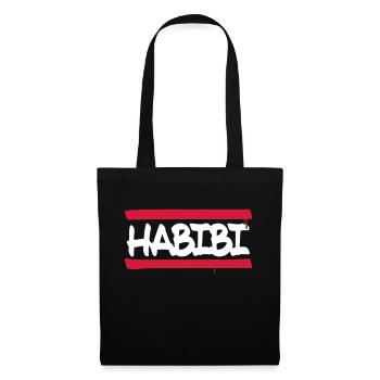 Habibi - Stoffbeutel - Schwarz - Vorne