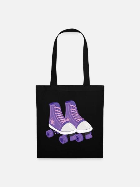 Rollschuh - Stoffbeutel - Schwarz