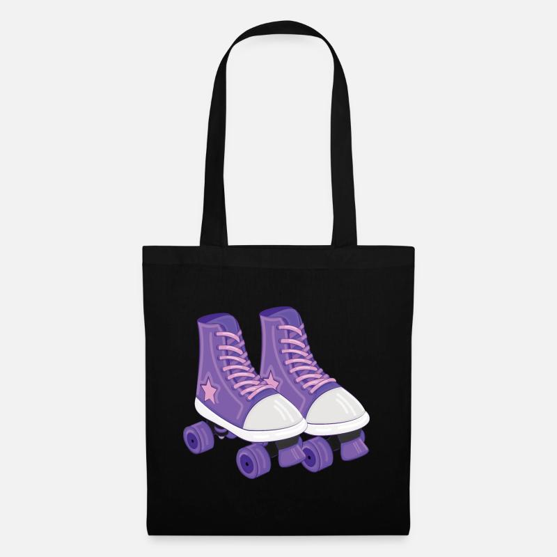 roller-skate - Tote Bag - black