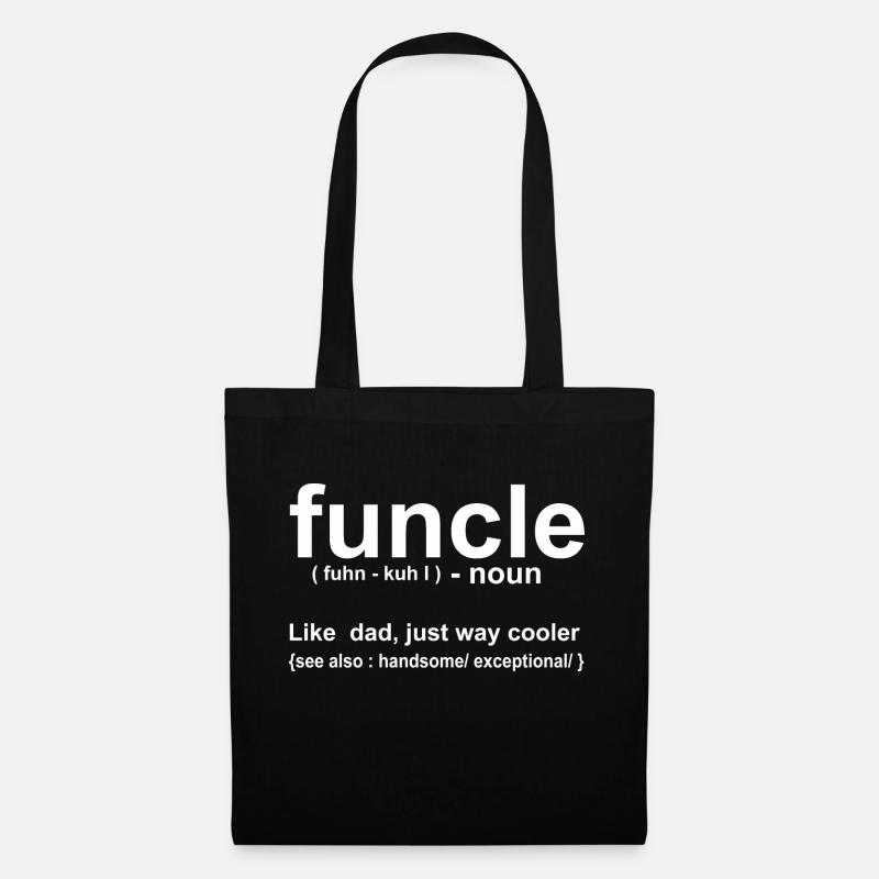 Funcle Definition - Tote Bag - black