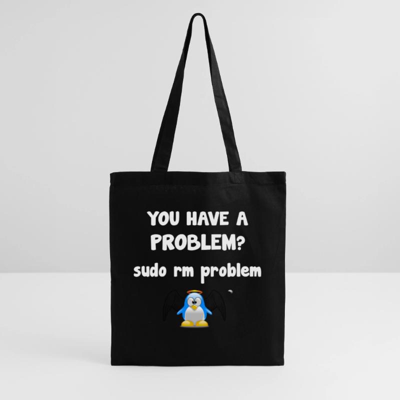 Linux sudo rm Problem Programmer Saying Tote Bag