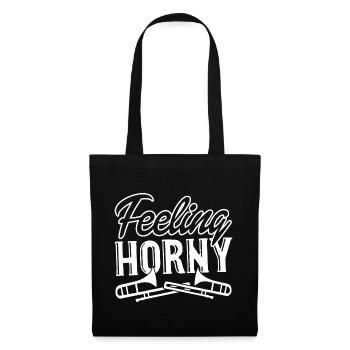 Trombone Trombone Felling Horny - Tote Bag - black - Front