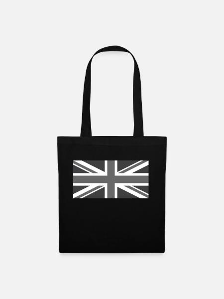 Union Jack - Tote Bag - black
