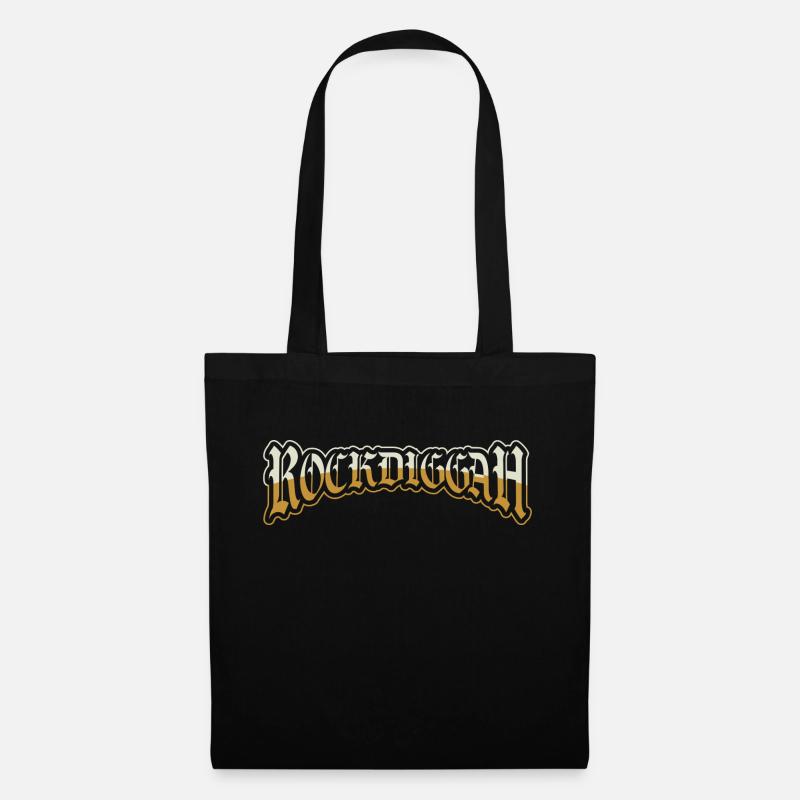 Rockdiggah Rock (Kleidung) Rock Musik - Stoffbeutel - Schwarz