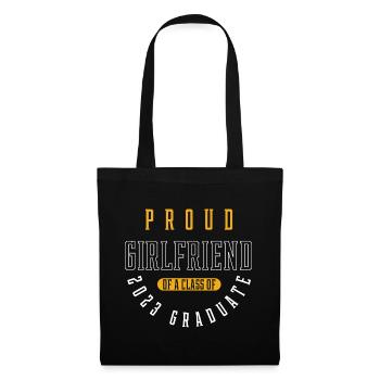 Proud Girlfriend of A Class of 2023 Graduate Gift - Tote Bag - black - Front