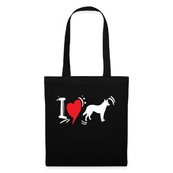 Tierliebhaber Hundebesitzer Hundezüchter Store - Stoffbeutel - Schwarz - Vorne