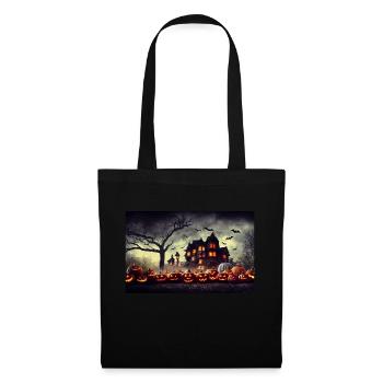 Halloween Landscape - Tote Bag - black - Front