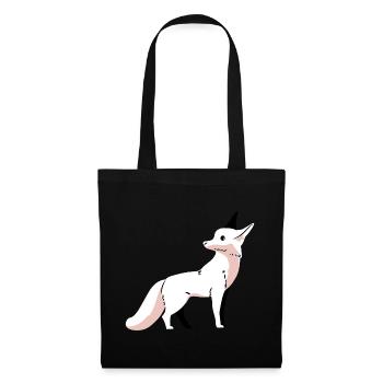 Wildlife Fox Foxes Children Arctic Snow Zoo - Tote Bag - black - Front