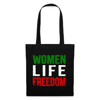 Women life freedom - Sac en tissu - noir - Devant