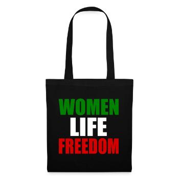 Women life freedom - Tote Bag - black - Front