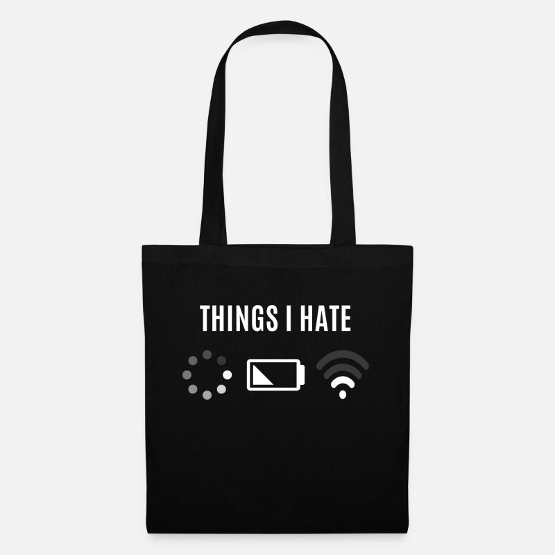 Lustiges Programmierer Computer Gamer Geschenk - Stoffbeutel - Schwarz