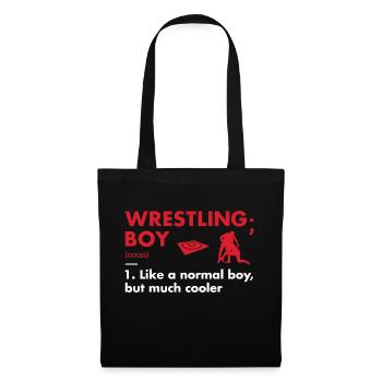 Sport Boy Définition Lutte - Sac en tissu - noir - Devant