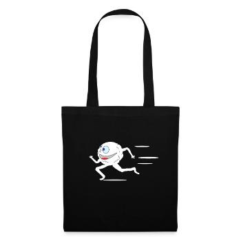 Running snowball - Tote Bag - black - Front