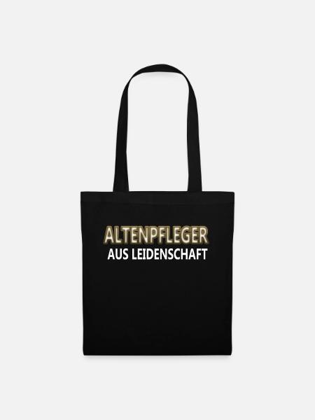 Altenpfleger - Stoffbeutel - Schwarz